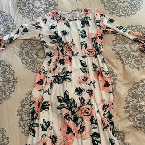 Floral maxi dress